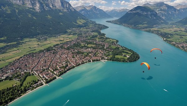 Annecy en parapente : découvrez le ciel et le lac autrement